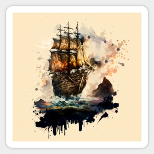 Pirate Ship - the goonies Sticker